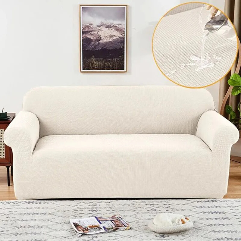 Funda Sofá Jacquard para Salón y Dormitorio, Funda Sofá Ajustable,