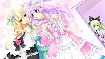 Anime girls hyperdimension neptunia mk2 nepgear neptune Playmat Game Mat Desk