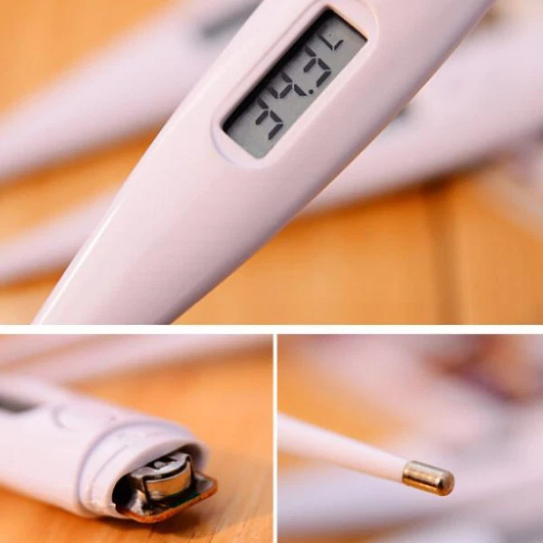 DIGITALE FEBBRE TERMOMETRO MISURA ISTANTANEO ADULTI BAMBINI LCD TEMPERATURA BABt - Immagine 2 di 4