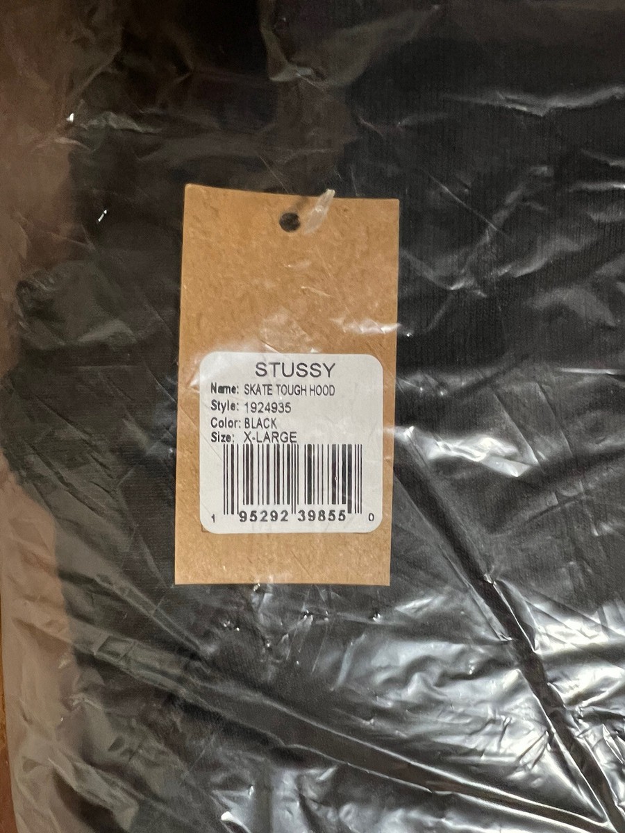 STÜSSY SKATE TOUGH HOODIE BLACK STUSSY HOODED SWEATSHIRT SS23