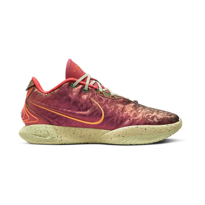MENS LEBRON XXI QUEEN CONCH_EMBER GLOW/ELEMENTAL GOLD FN0708-800-SIZE ...