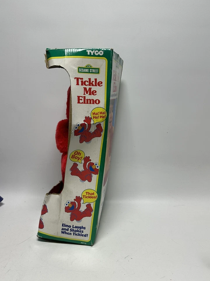 Tickle Me Elmo Sesame Street 1996 de colección original de Tyco ¡NUEVO EN CAJA!  Foto 3 de 4