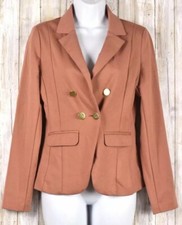 Womens Peach Blazer Size Small