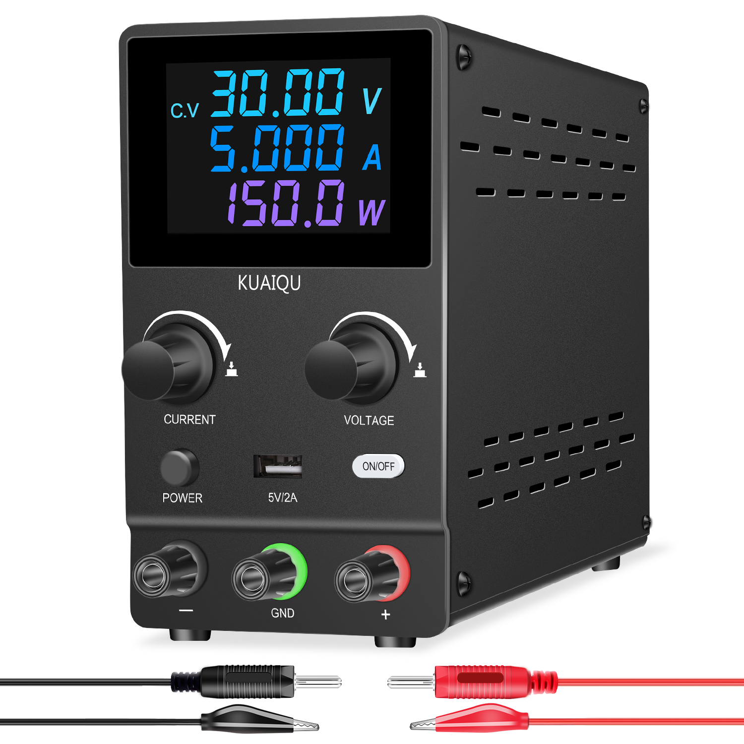 USB DC Laboratory Regulated Power Supply Adjustable 30V 5A Voltage RegulatorAY