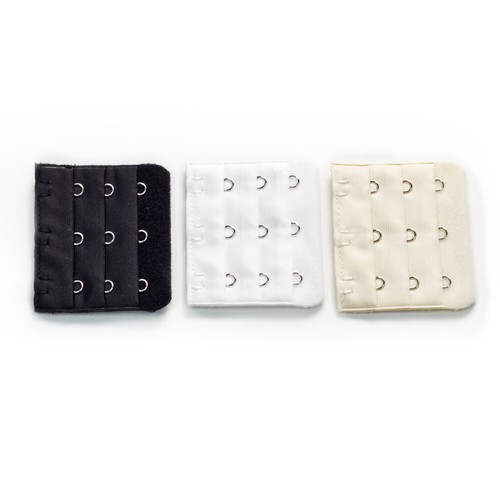 Paquete de 6 extensores de sujetador More of Me to Love - negro, blanco, beige - gancho 2/3/4 - Imagen 17 de 22
