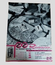 RIVAROSSI TRENI MODELLISMO ANNI 50 ANNO 1959 PUBBLICITÀ  ADVERTISING WERBUNG 3
