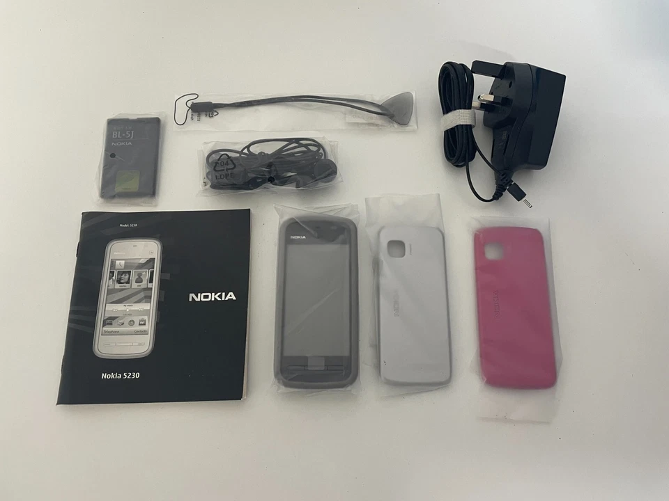 BRAND NEW NOKIA 5230 UNLOCKED PHONE - BLACK - BLUETOOTH - 3G - 2MP CAMERA - Image 4 of 4