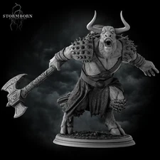 Minotaur by Stormborn Collectibles | D&D | DnD | Pathfinder | Print on Demand
