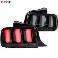 For 2005-2009 Ford Mustang Smoked LED Sequential Tail Lights Signal Brake Lamps