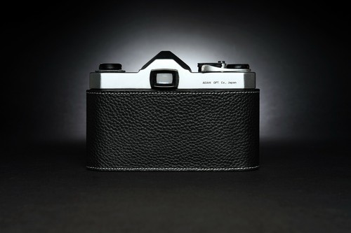 Genuine Real Leather Half Camera Case Bag Cover for Pentax KX SP SPF Film Camera - 第 23/33 張圖片