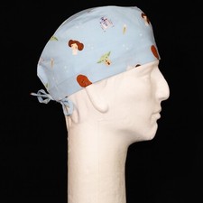 Star Wars Rabel Dreams on Blue Theme Scrub Hat