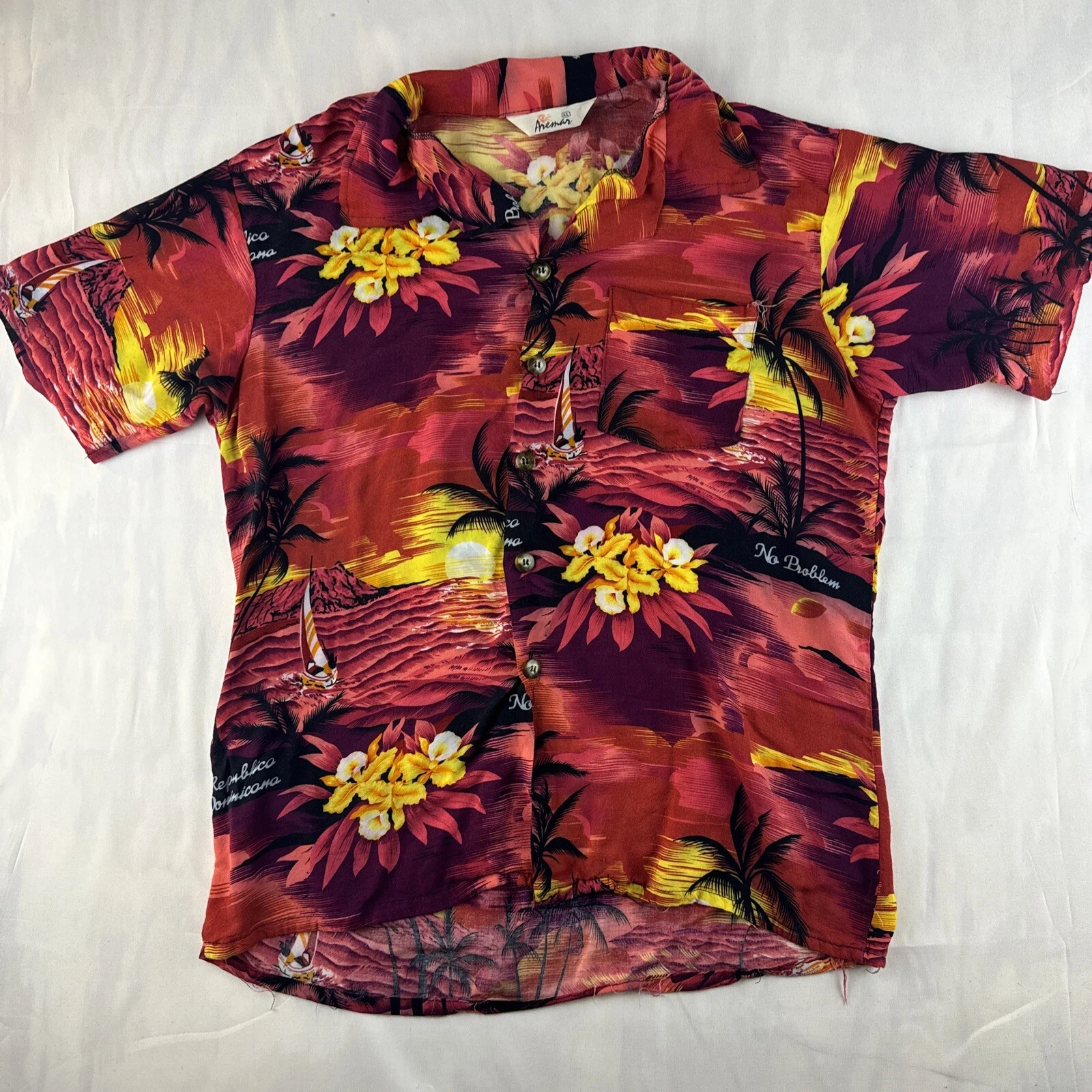 Mens Hawaiian Shirt Size XL