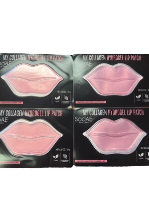 SOO'AE-My Collagen Hydrogel Lip Patch-Super Berry Complex 4 Pack