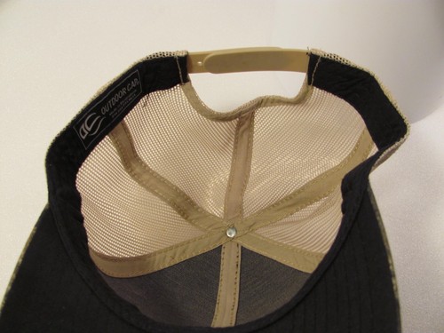 Scheels Outfitters Trucker Hat Mens Brown Gray Mesh Store Employee Hunting Cap - Picture 8 of 10