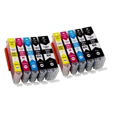 10x Ink Cartridges PGI 580XL CLI581XL Fits For PIXMA TS9550a TS9551C TS6350a
