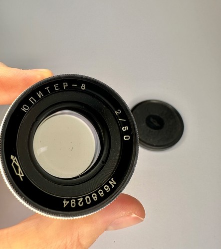 JUPITER-12 Black LENS F = 3,5 pour appareils photo Federica LEICA Zorki