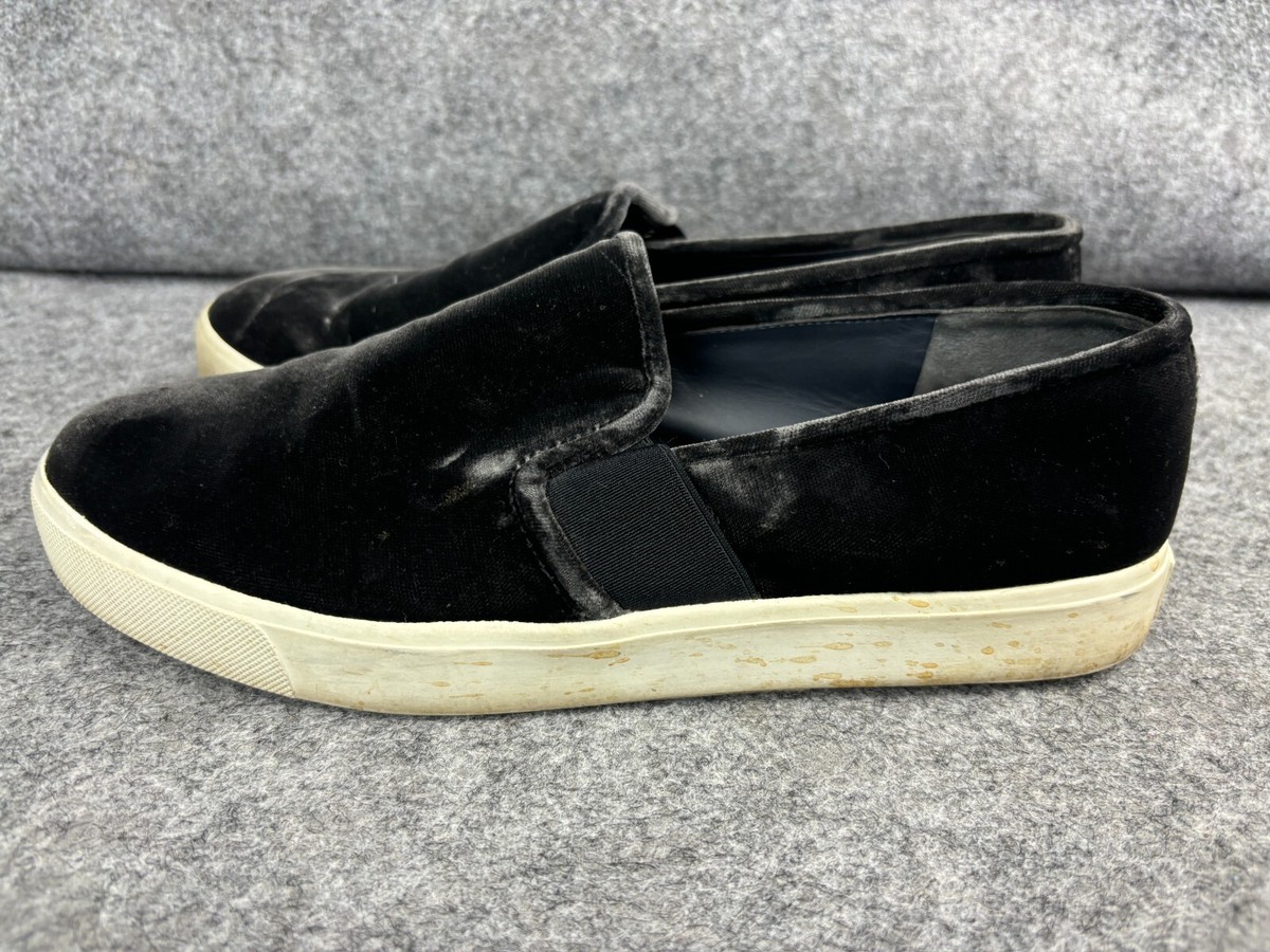 Vince Blair Sneaker Mule Black Suede Slip-On Shoes Vince Slip On Sneakers Womens Size 5 Blair Five Black  main image 4