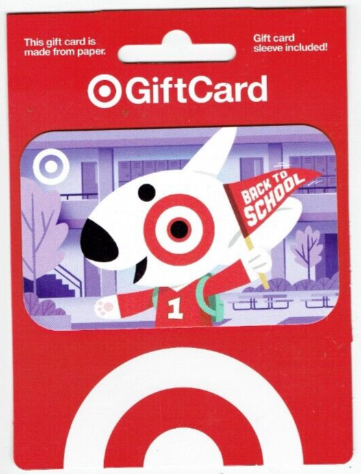 Target Gift Card 2023 Bullseye Dog School -Collectible No