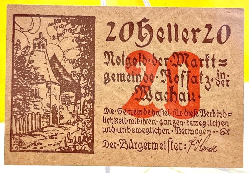 Koffatz I/d Wachau, 1920- 20 Heller - NT1176