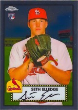 Seth Elledge RC 2021 Topps Chrome Platinum Anniversary Baseball Rookie Card #122