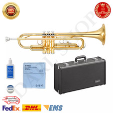 YAMAHA YTR-2330 Trumpet Standard Beginner Gold New Bb w/case mouthpieace - NEW