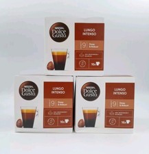 Nescafe Dolce Gusto Coffee Pods LUNGO INTENSO | 3 Boxes | 48 Pods | 