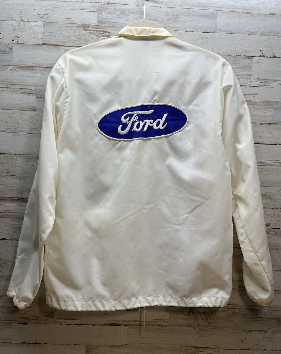 ジャケット・アウター Ford Racing jacket Adults Unisex Vintage Team Racing Jacket, Ford Jacket Blue