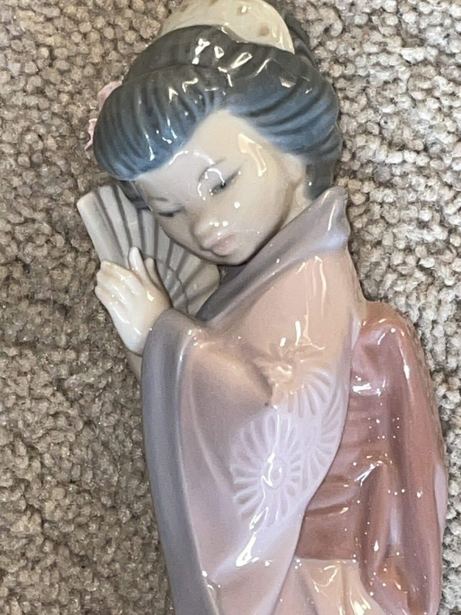 12” Lladro Porcelain Japanese Figurine NWOT | eBay