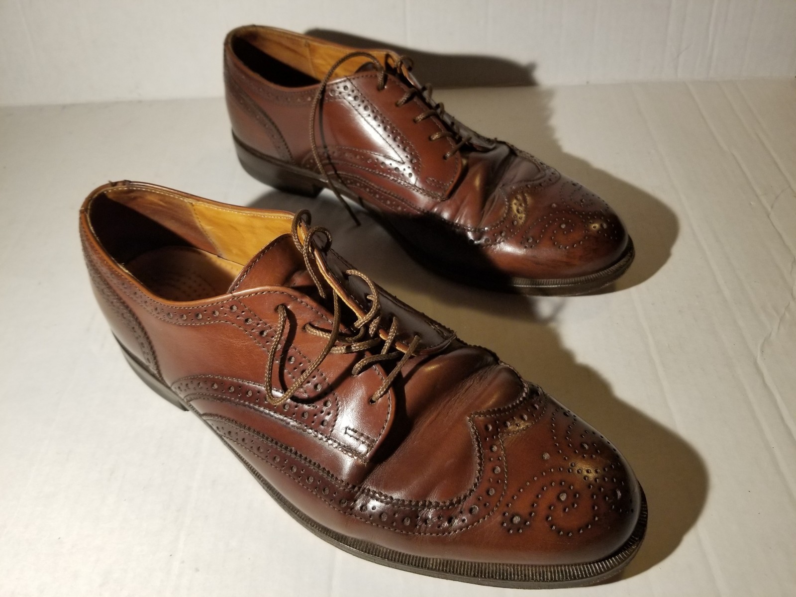 cole haan original grand black wingtip oxfords