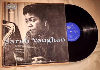 Sarah Vaughan Lullaby of Birdland 1954 mono LP jazz EmArcy MG