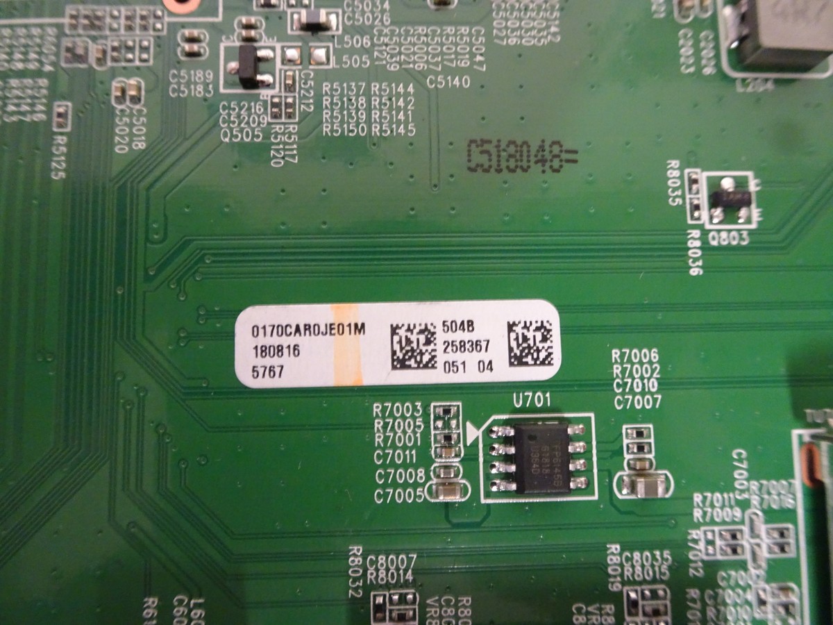 Vizio D60-F3 Main Board (0170CAR0JE01M) Y8388504S | eBay