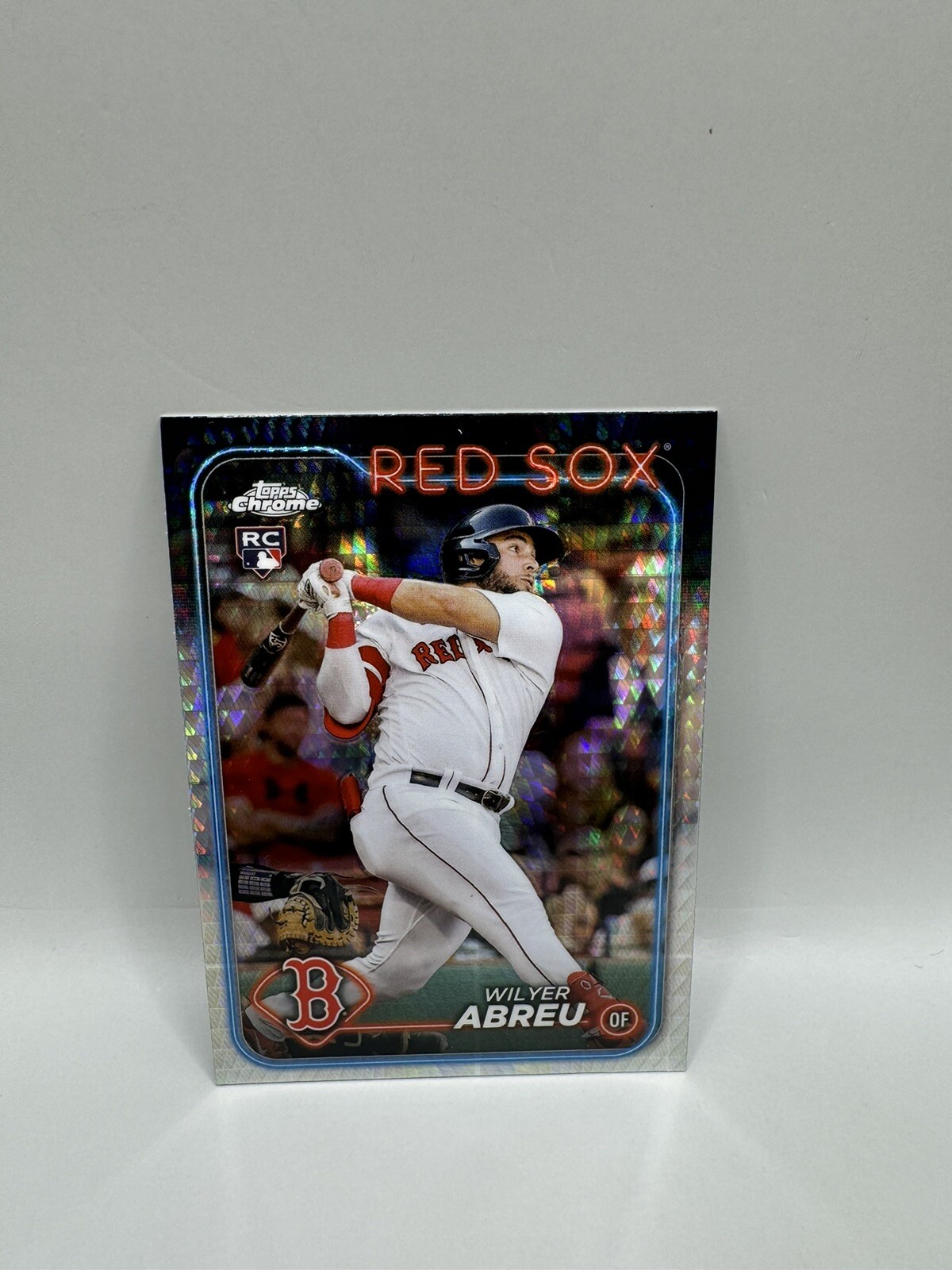 2024 Topps Chrome - Prism Refractor #165 Wilyer Abreu (RC)