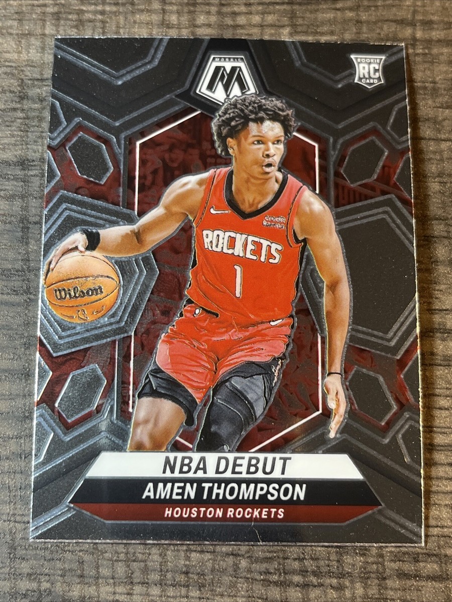 NBAカード　アメントンプソン 2023-24 PANINI MOSAIC NBA DEBUT, AMEN THOMPSON, ROOKIE | eBay