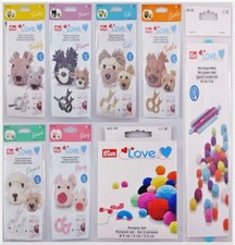 Prym Love Mini Pompon Set Schablone Bommel Maker Tiere basteln 