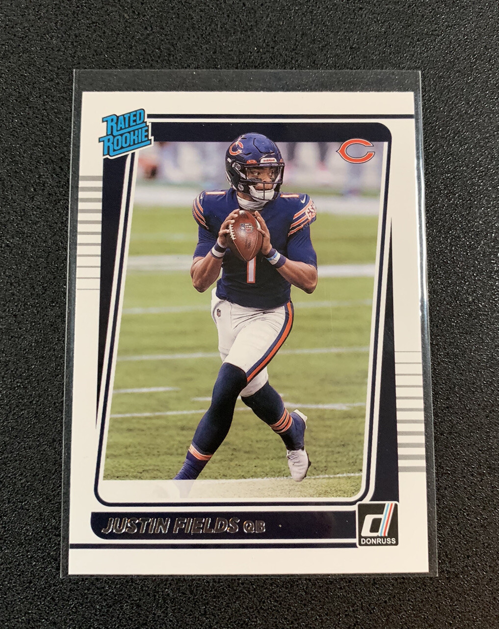 2021 Donruss Justin Fields Rated Rookie Card RC #253 Bears