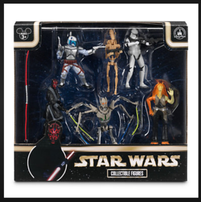 [Disney Store] Star Wars Prequel Collectible Figure Play Set - New