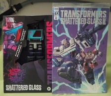 Transformers Generations Shattered Glass Autobot Blaster Rewind Pulse Exclusive