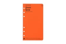 PLOTTER 004 Refill Memo Pad 2mm Grid 80 Sheets Bible Size Rounded corner design