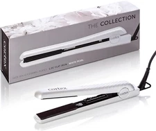 Cortex Professional Flat Iron Hair StraightenerTourmaline Ceramic Plates - White