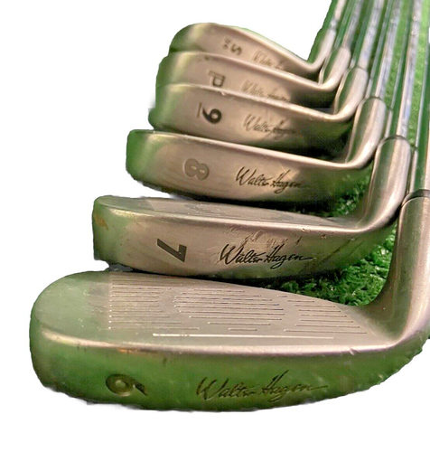 Walter Hagen Ims2 Golf Combo Set 1w,3w,3h,4h,6-PW,SW,Putter Steel 6i 37" RH Nice - Picture 8 of 22