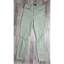 Gap Womens Size 28 Regular Distressed Skinny Green Denim Leggings Jeans