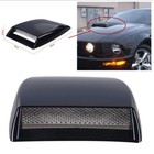 Universal Car SUV Decorative Air Flow Intake Scoop Bonnet Vent Cover Hood Black