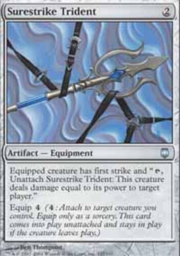MTG - Surestrike Trident - Darksteel - NM, English Magic FLAT RATE SHIP