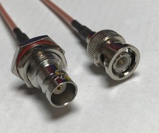 BNC Male to BNC Female Bulkhead Coaxial RG316 CABLE Wireless Antenna USA High Qu