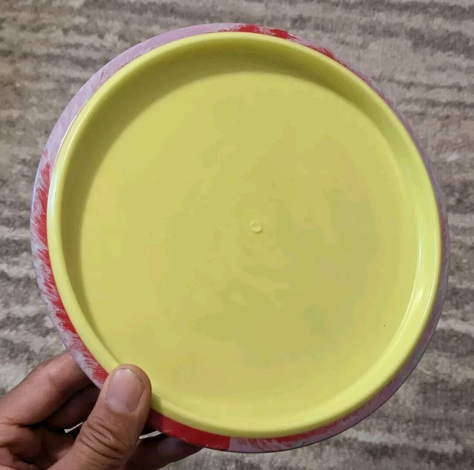 Axiom Fission Special Edition HEX 173g Disc Golf SWIRLY RIM Red Yellow - Image 4 of 4