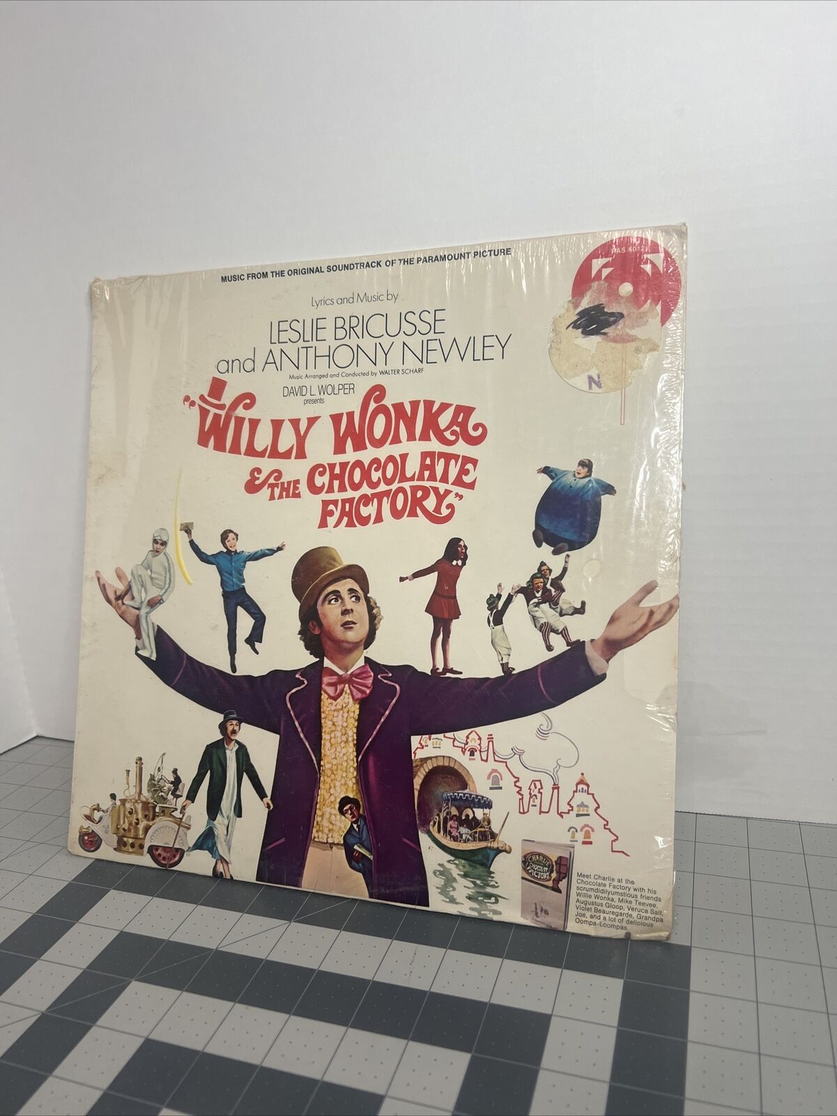 Willy Wonka & The Chocolate Factory Soundtrack 1971 Paramount PAS-6012 Vinyl VG+
