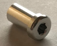 Road Brake Caliper Recessed Nut, 13mm Mount Side Pull Pivot Bolt Alloy T-25 Head