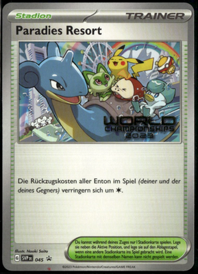 Paradise Resort 2023 World Championships GERMAN Promo SVP 045 NM
