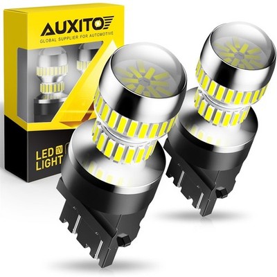 AUXITO 3157 3156 3057 LED Reverse Back Up Tail Brake Light Bulbs 6000K White Lot