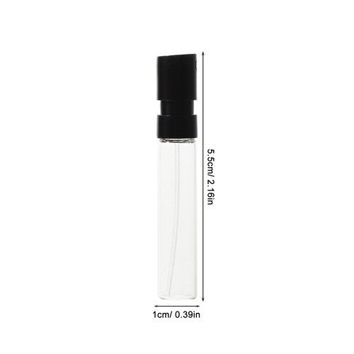 10 Stück 2 ml Glas Parfüm Zerstäuber Mini Flasche für Reisen Nachfüllbar - Bild 5 von 12